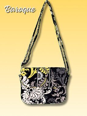 Vera Bradley Baroque Quilted Crossbody Bag Retired Pattern